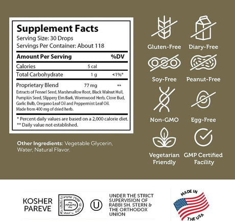 ZAHLER - Zahler ParaGuard Cleanse Liquid Drops 118Ml. - The Red Vitamin MX - Suplementos Alimenticios - {{ shop.shopifyCountryName }}